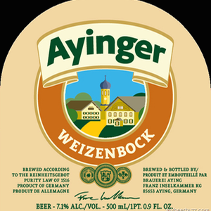 Ayinger Weizen-Bock (Germany)