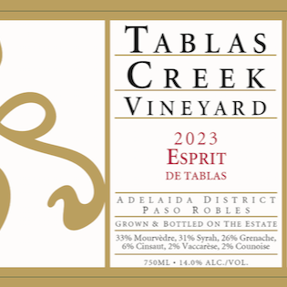 Tablas Creek Esprit De Tablas 23