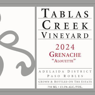 Tablas Creek Grenache Alouette 24