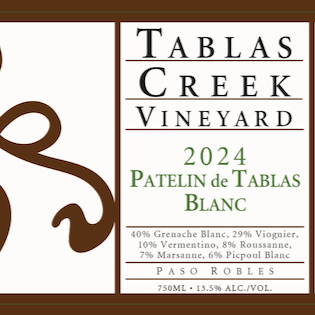 Tablas Creek Patelin Blanc 24