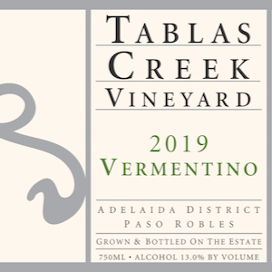 Tablas Creek Vermentino Adelaida District 2019