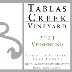 Tablas Creek Vermentino Adelaida District 2021