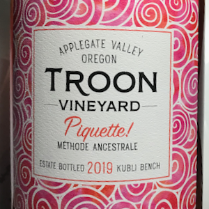 Troon Vineyard Piquette! Applegate Valley 2019