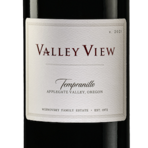 Valley View Tempranillo Applegate Valley 2021