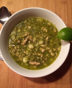 This Green Chili comes together quick & easy