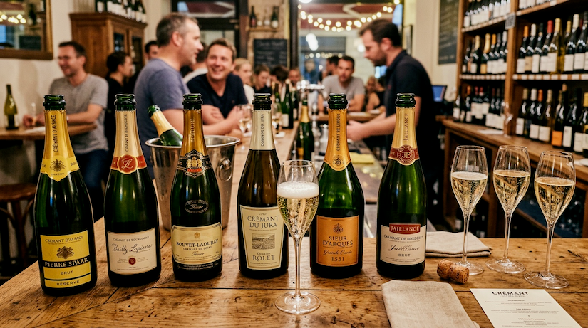 Home cremant botlles